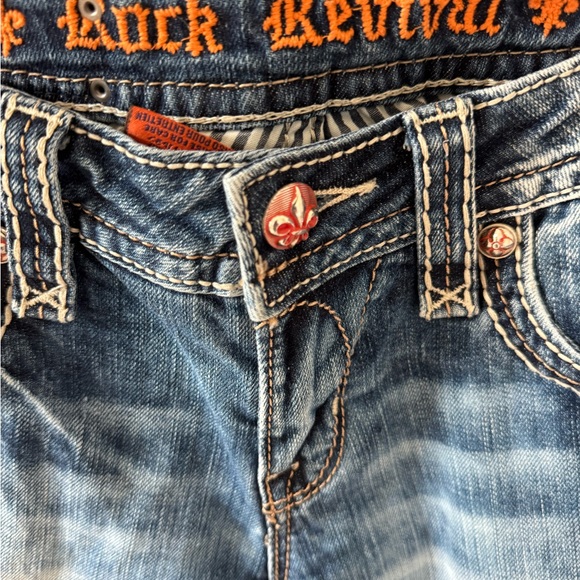 Rock Revival jeans size 27 Angie Capri beautiful detailing. SALE PRICE - Picture 11 of 11